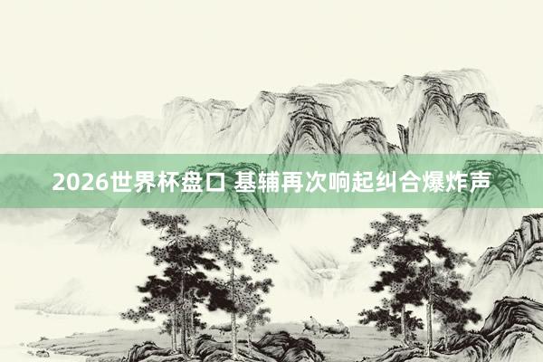 2026世界杯盘口 基辅再次响起纠合爆炸声