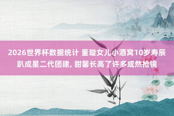 2026世界杯数据统计 董璇女儿小酒窝10岁寿辰趴成星二代团建， 甜馨长高了许多或然抢镜